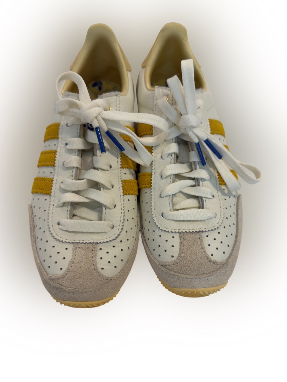 adidas Japan Shoes Cream Gold Vintage Retro Sneakers 1964 Size 7.5W/6.5 men - Picture 7 of 14